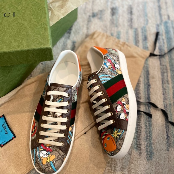 women's disney x gucci donald duck ace sneaker